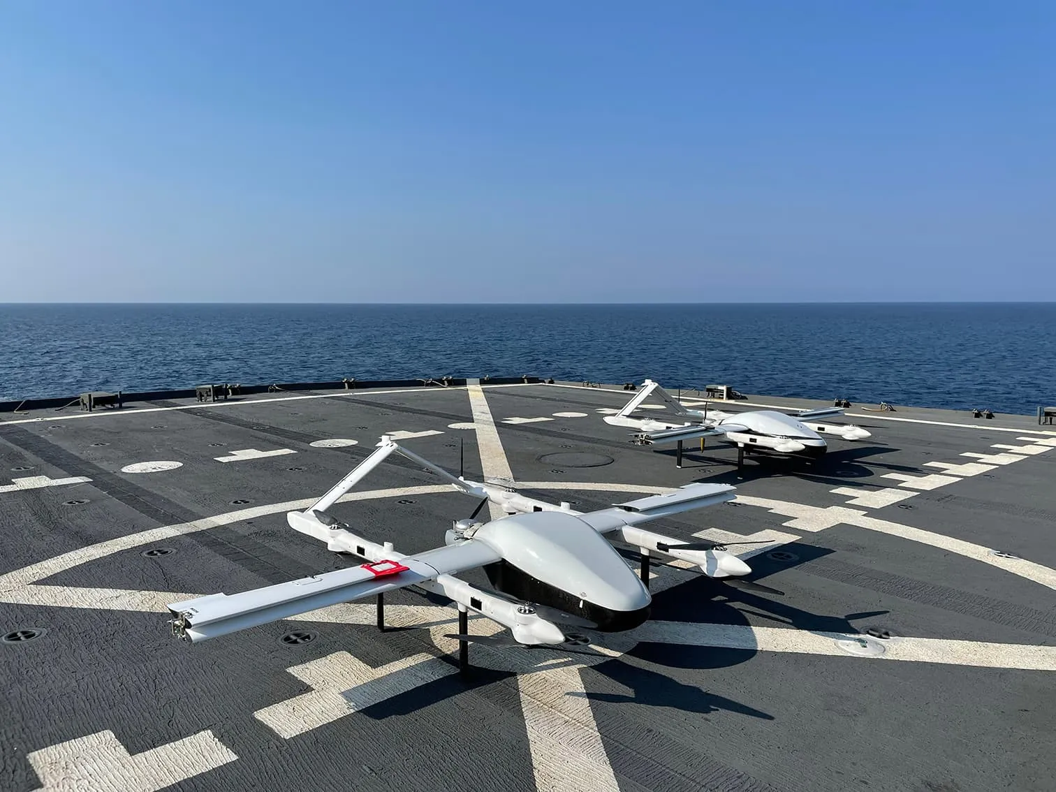 A Skyways drone in flight