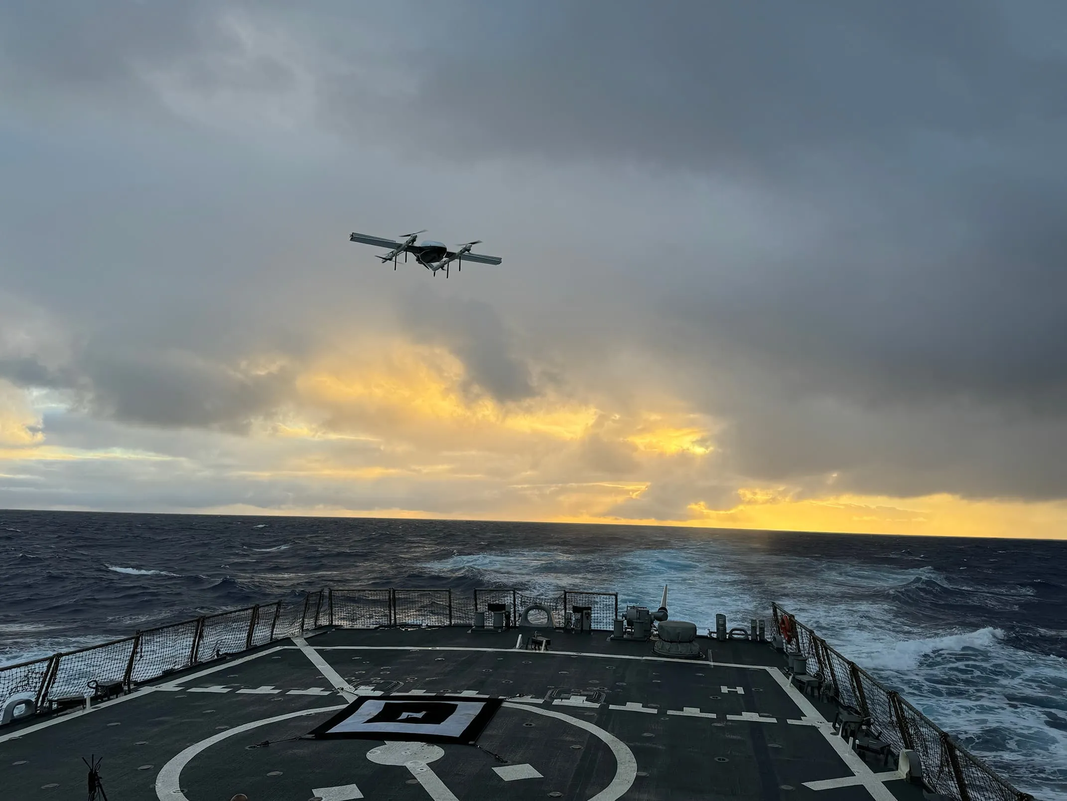 Military team in a desert